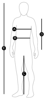 Størrelsesguide Herre